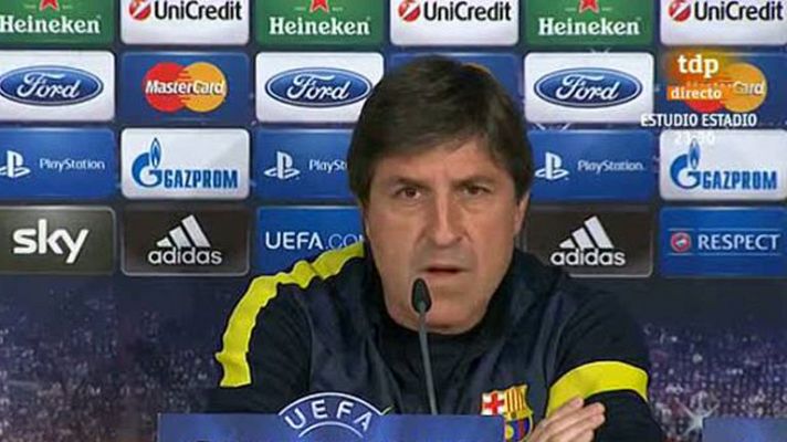 Desafío Champions - Roura: "Messi tiene buenas sensaciones pero hay que esperar"