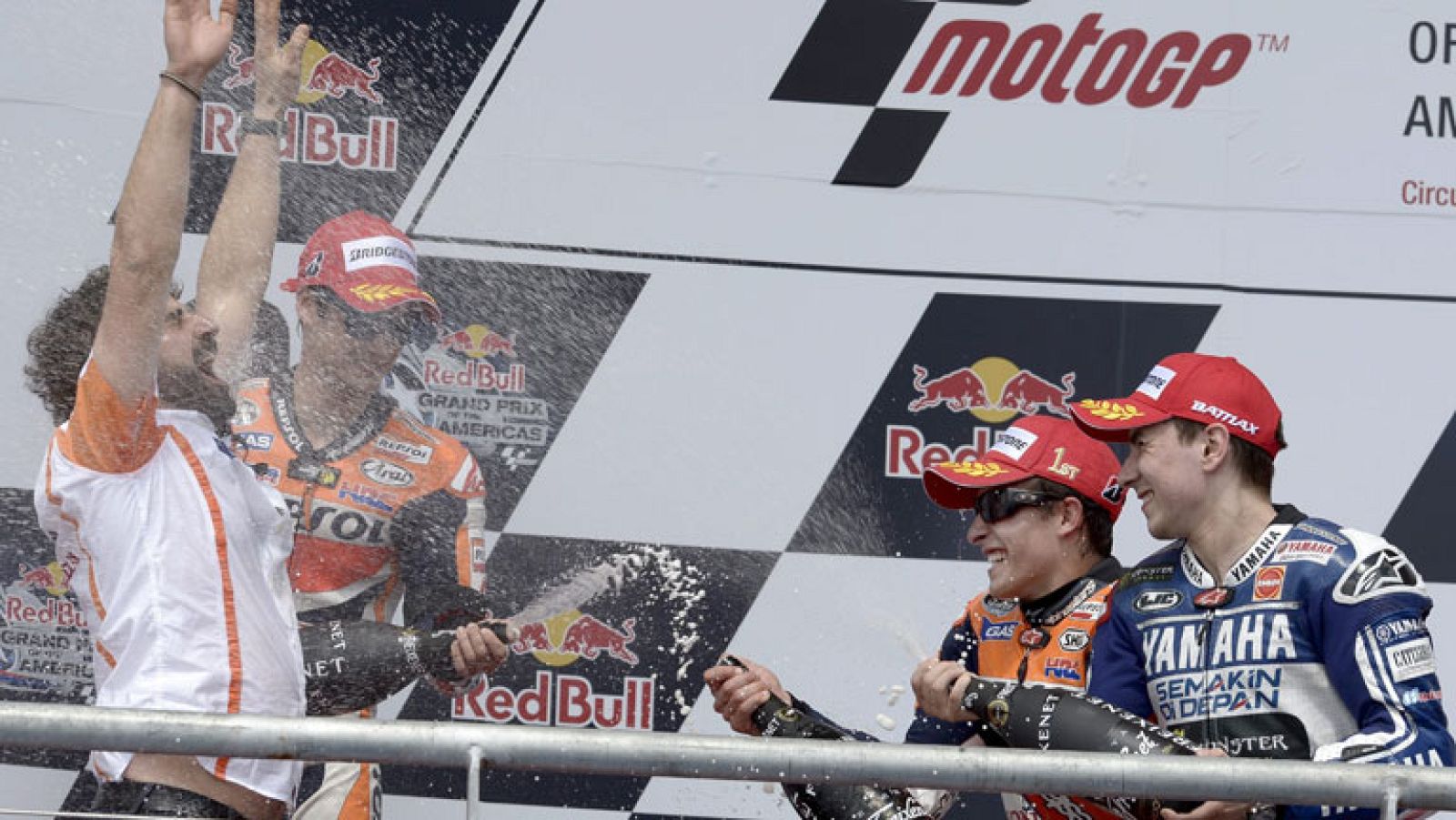 Marc Márquez, feliz pero prudente: "Lorenzo y Pedrosa son favoritos"