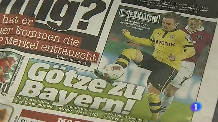 Telediario 1 - La afición del Dortmund la toma de nuevo con el Bayern