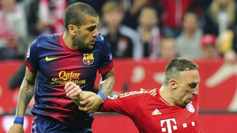 Alves: "Hay que felicitar al Bayern, un grandísimo rival"
