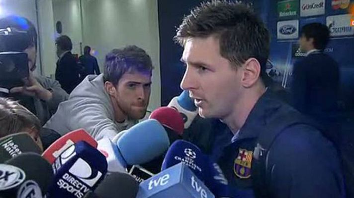 Desafío Champions - Messi: "De la lesión estaba bien"