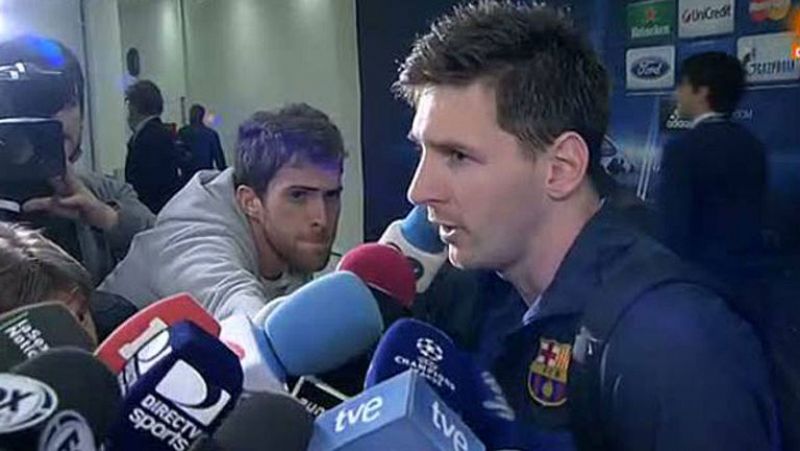 Messi: "De la lesión estaba bien"