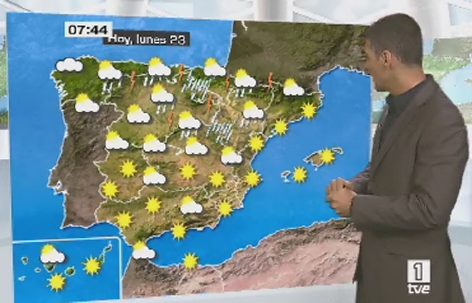 Se esperan algunas lluvias y un ligero descenso de las temperaturas