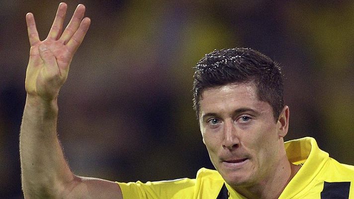 Lewandowski torpedea al Real Madrid en Dortmund