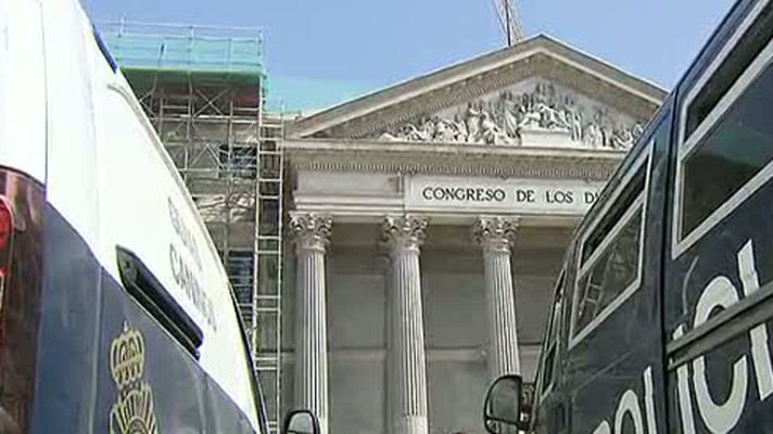 Telediario 1 - 18 detenidos en la convocatoria 25A