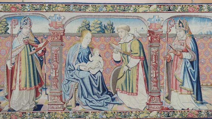 Telediario 1 - El tapiz de vuelta a España