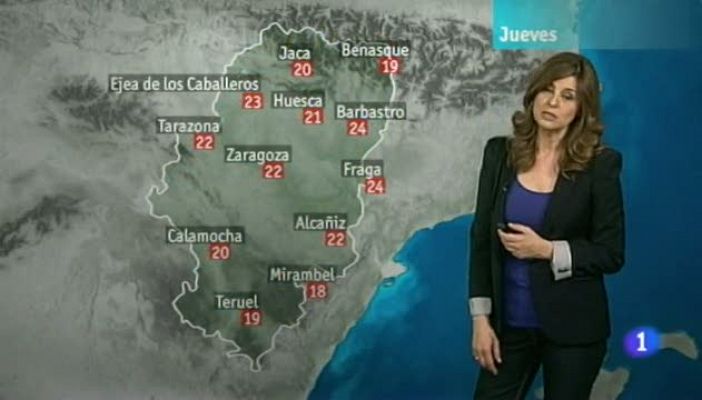 El tiempo en Aragón - 25/04/13