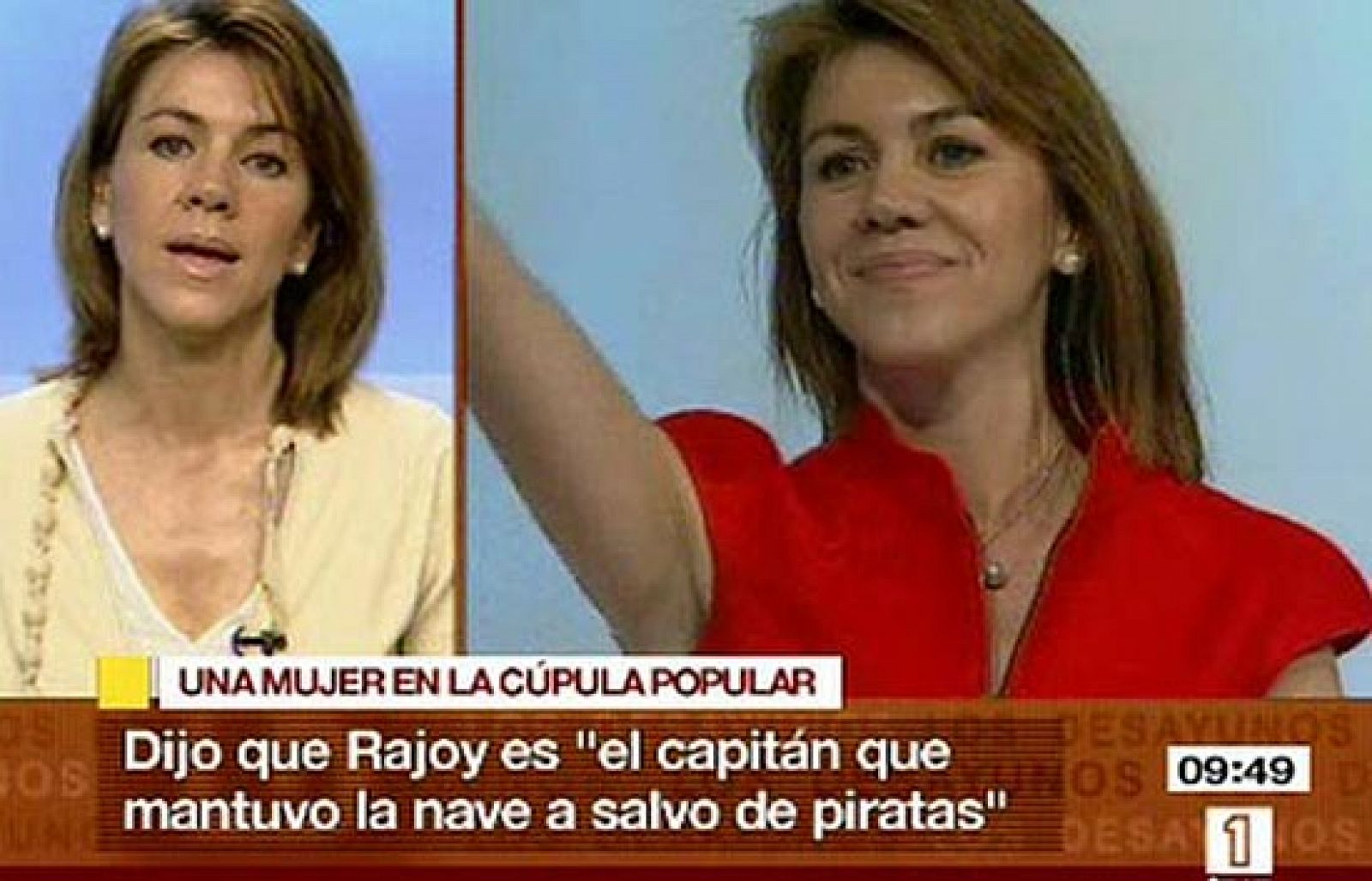 Desayunos - De Cospedal critica el "acoso" del PSOE en Los Desayunos de TVE