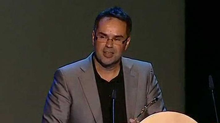 Fernando Luis Ortí Salvador recoge el premio a Mejor Música para Televisión