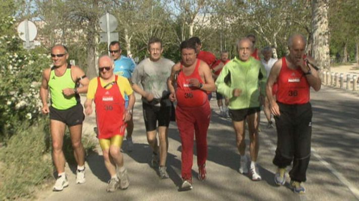 Los abuelos del maratón de Madrid