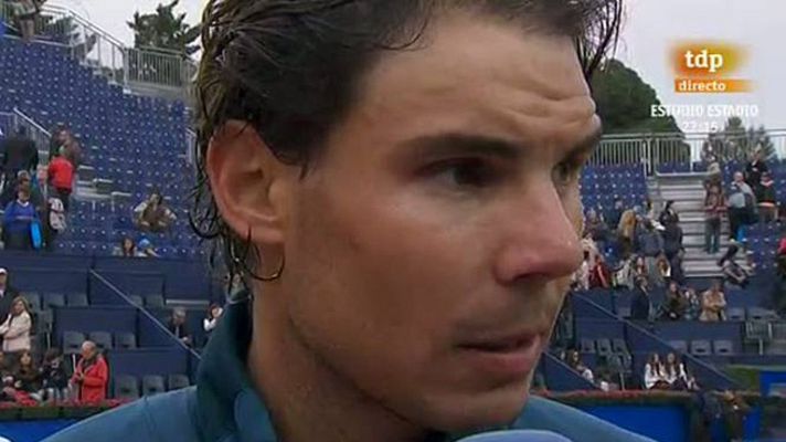  - Nadal: "He jugado mejor que esta mañana"