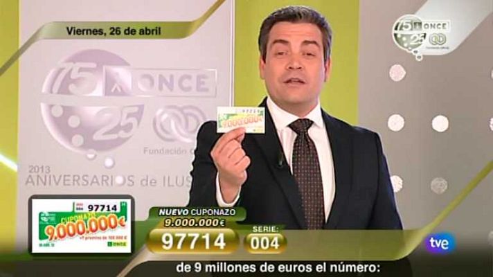 Sorteos ONCE - Sorteo ONCE - 26/04/13