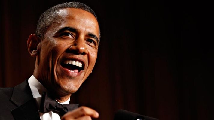 Telediario 1 - El humor marca la cena anual de Obama con los corresponsales de la Casa Blanca