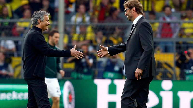 Celebritoons desvela la verdadera conversación entre el otro Mourinho y el otro Klopp, minutos antes del choque de ida de semifinales de la Champions.