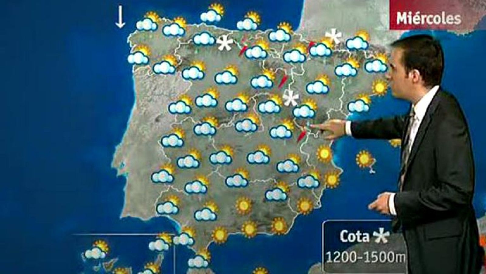 Lluvias en Asturias, Cantábrico y Pirineos