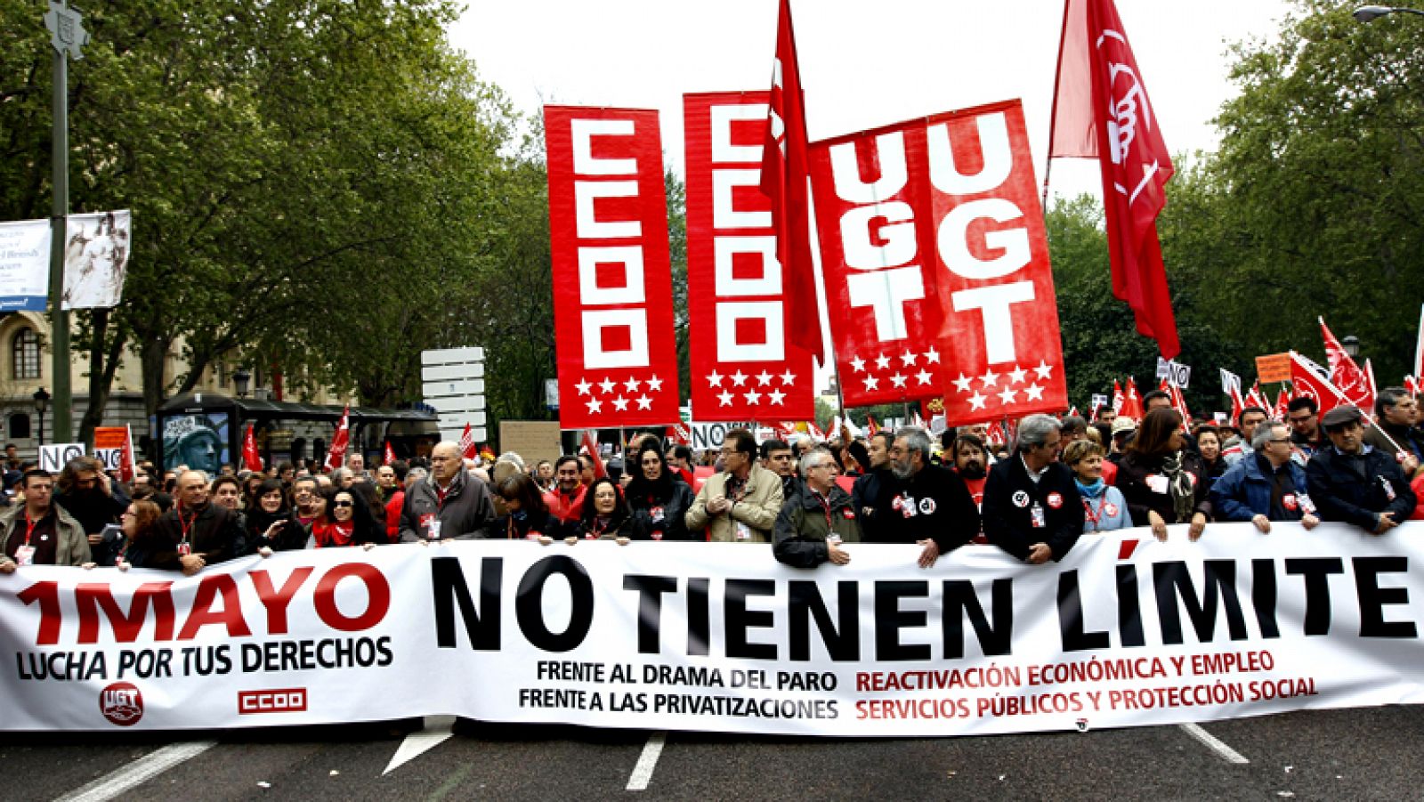 CCOO y UGT exigen al Gobierno que el empleo sea su prioridad - Informativo 24h | Ver