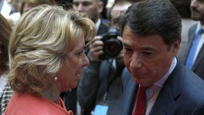 Telediario 1 - El PP responde a Aguirre