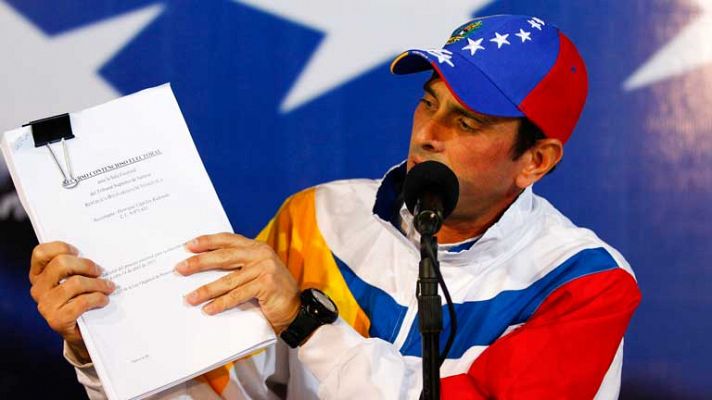Telediario 1 - Gira de Henrique Capriles