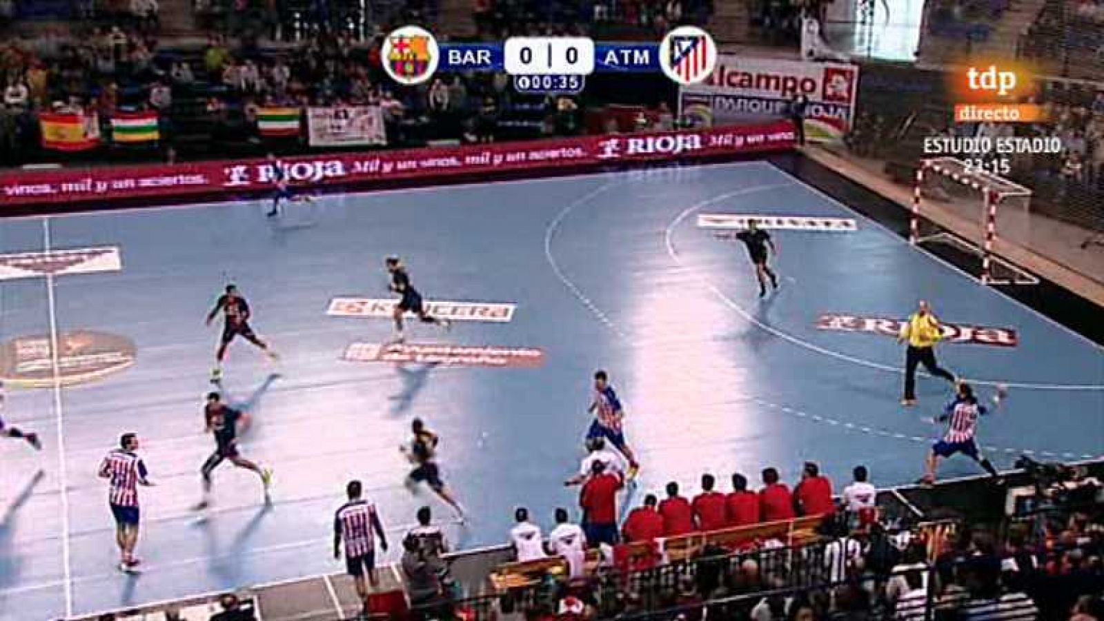 Balonmano - Copa S.M. el Rey. 1ª semifinal - FC Barcelona Intersport - BM At. Madrid