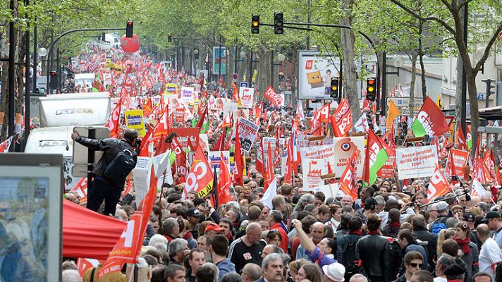 Manifestación en Francia