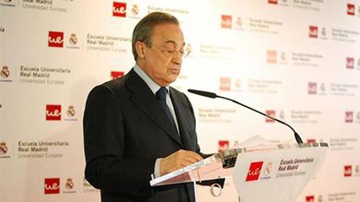 Telediario 1 - Florentino Pérez busca una tregua en el vestuario del Real Madrid