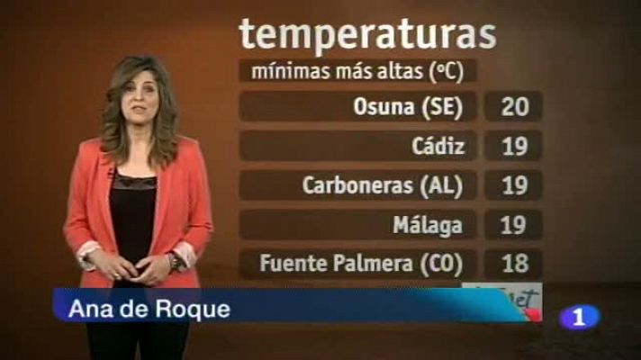 El tiempo en Andalucía - 07/05/2013