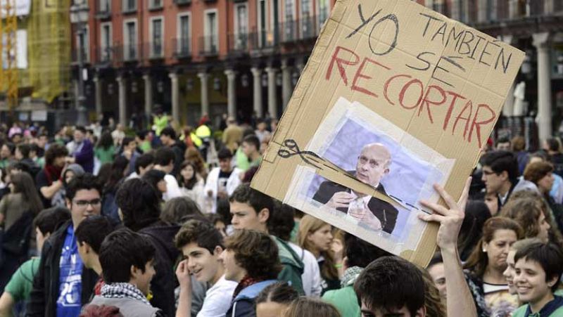 Diferentes manifestaciones y concentraciones en la huelga del sector educativo