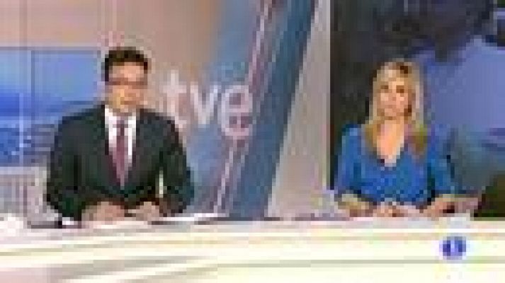 Telediario 1 - Protestas en la huelga educativa