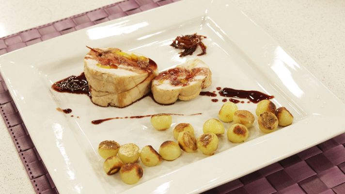 RTVE Cocina - Pavo relleno de calabaza y dátiles