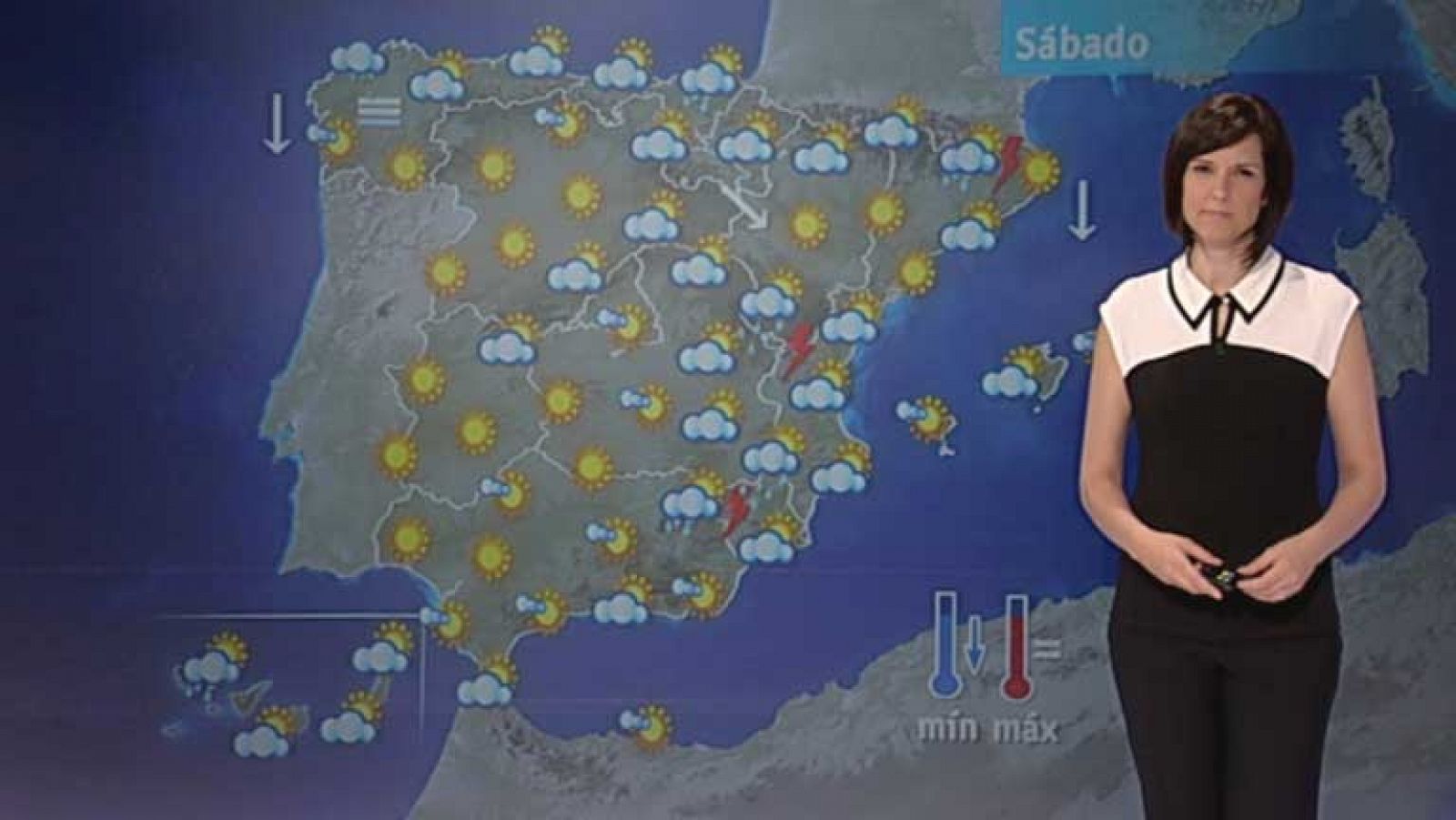 El tiempo: Temperaturas diurnas en ligero a moderado descenso  | RTVE Play