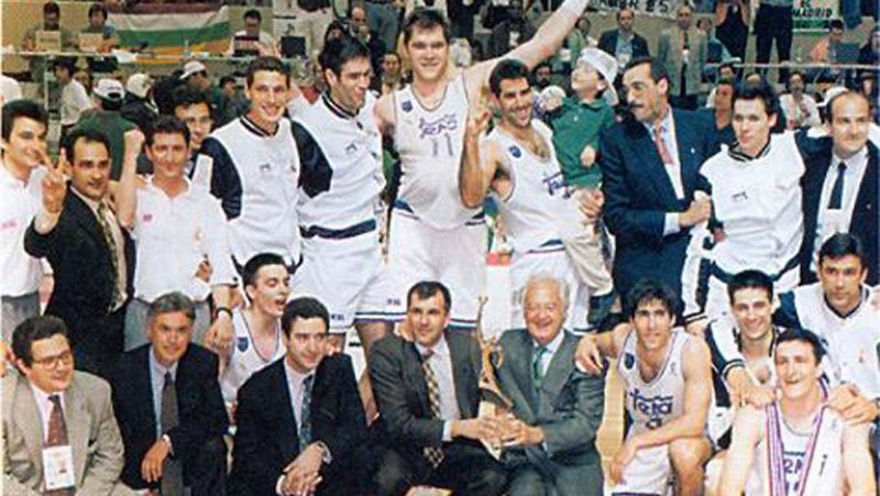 La última final de Euroliga que disputó y ganó el Real Madrid en 1995