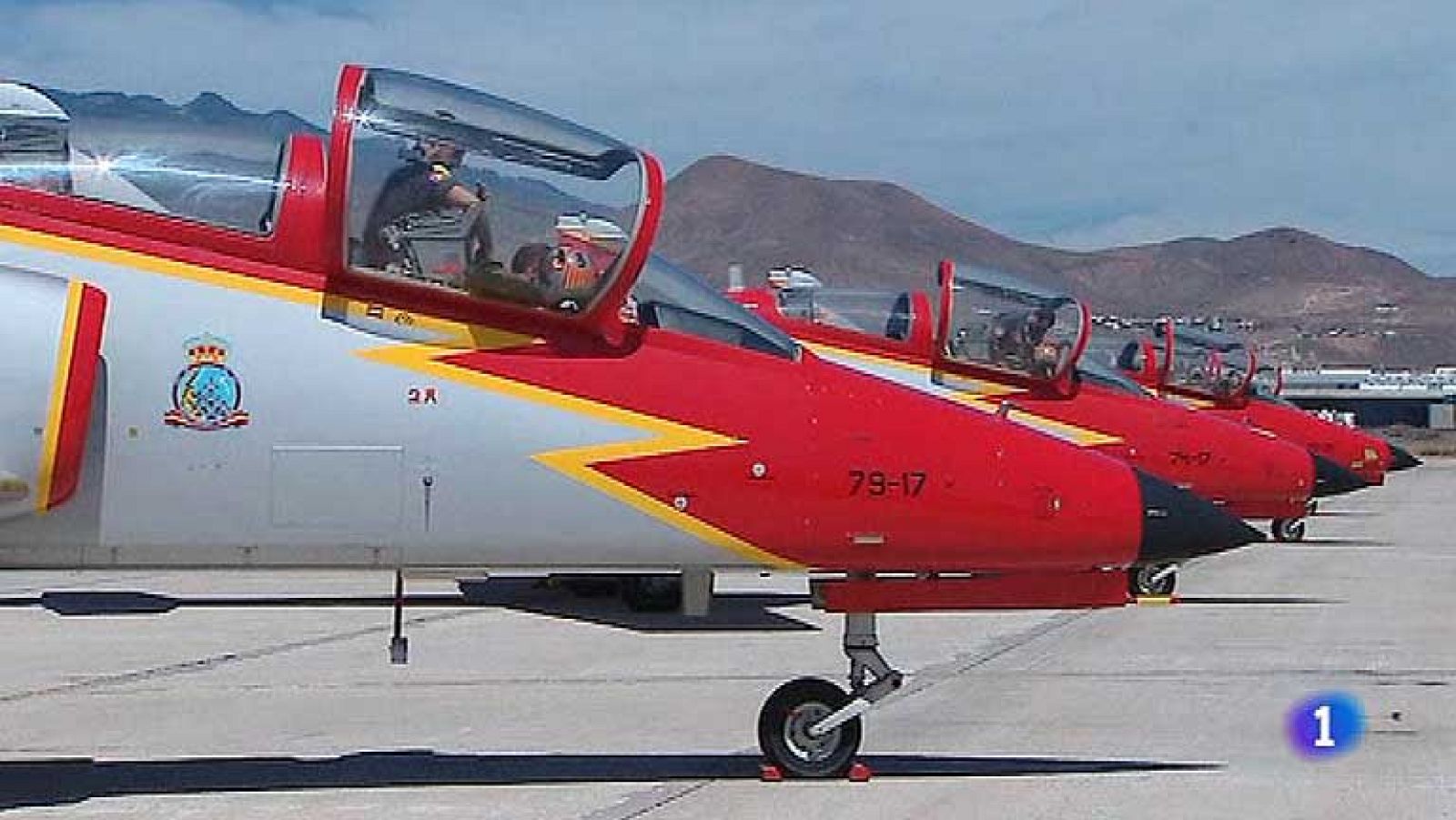 La Patrulla Águila prepara al milímetro sus exhibiciones aéreas