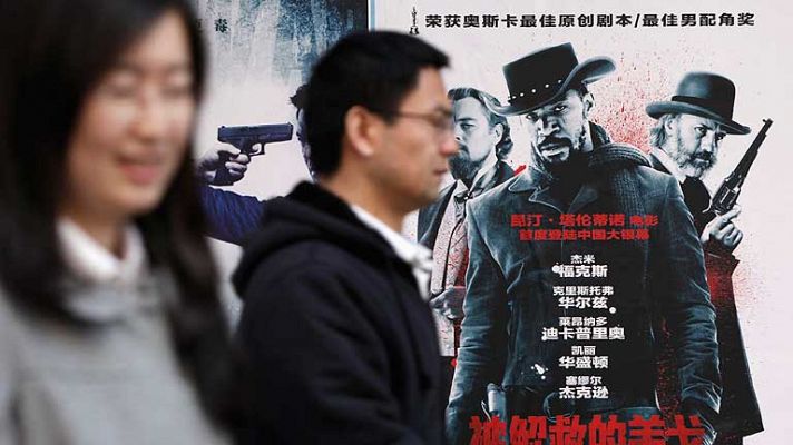 Telediario 1 - 'Django' se estrena en China
