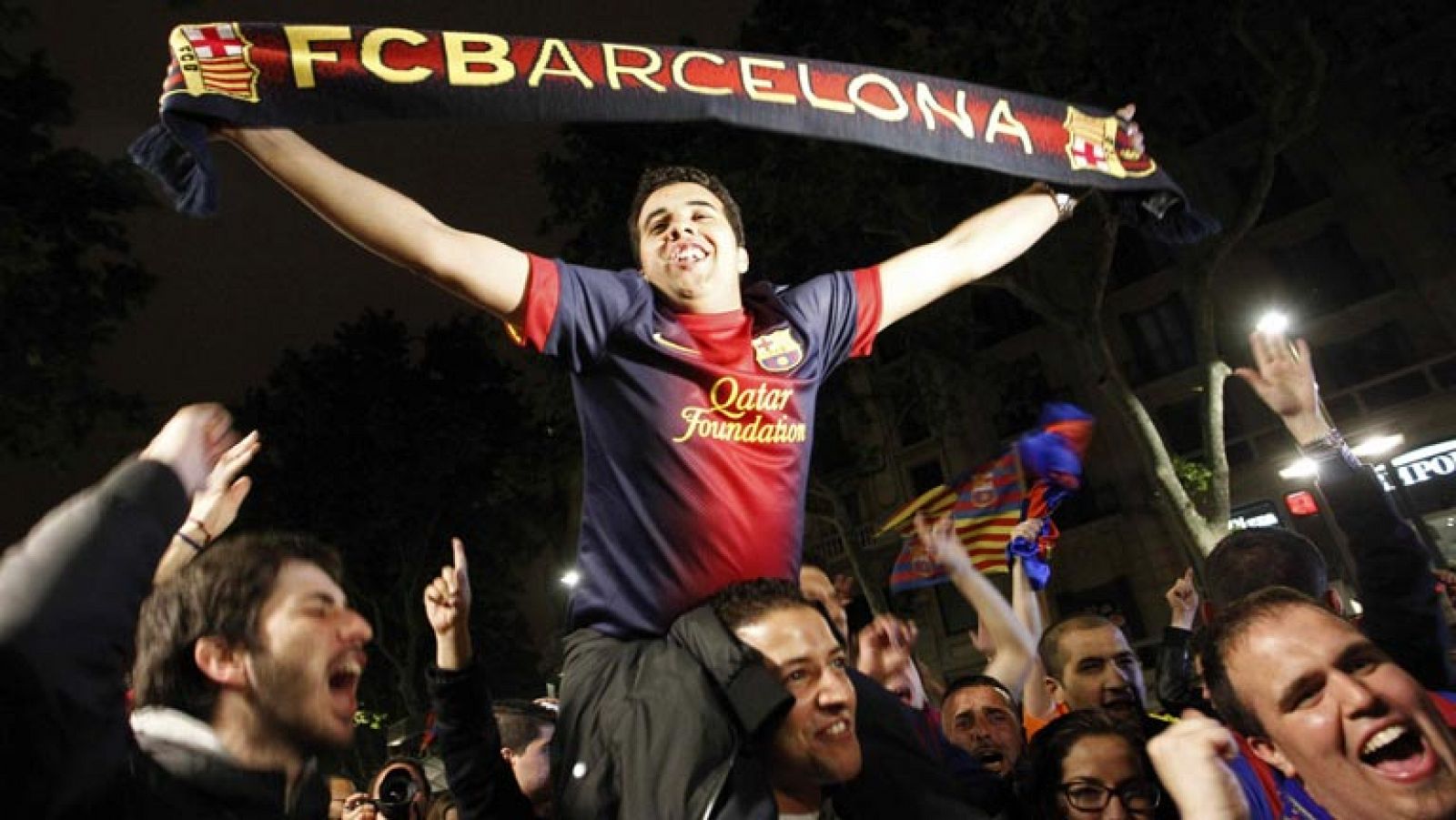 Telediario 1: El Barcelona comienza la celebración de la Liga | RTVE Play