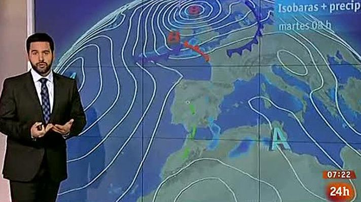 Inestabilidad con lluvia y más frío