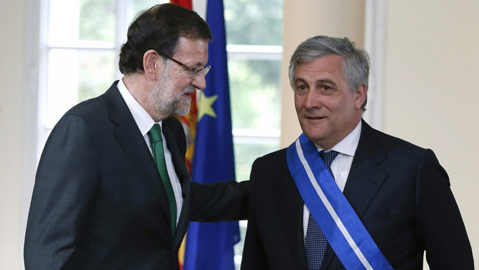 Telediario 1: Tajani valora el esfuerzo de España | RTVE Play