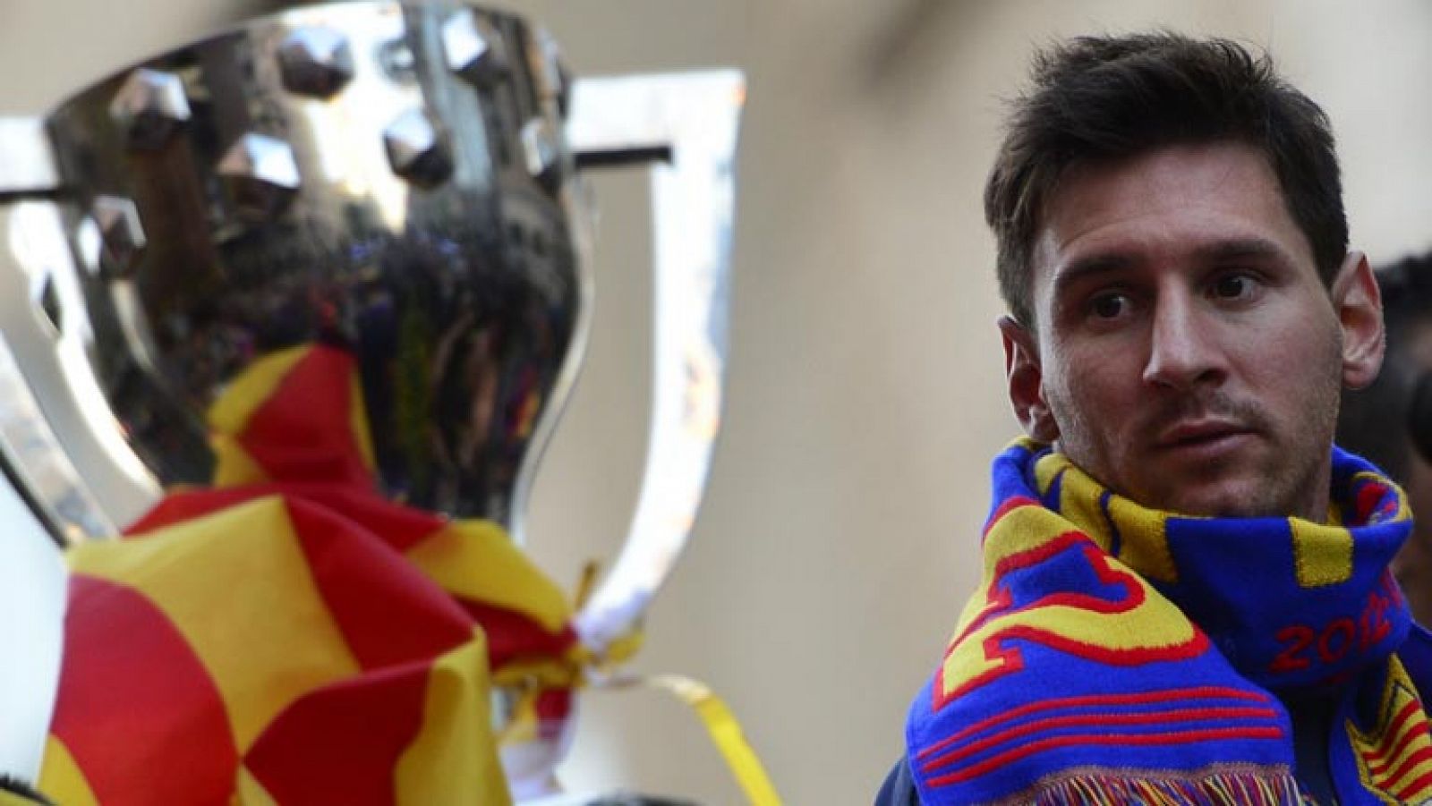 Messi, celebración y adiós a la Liga por lesión 