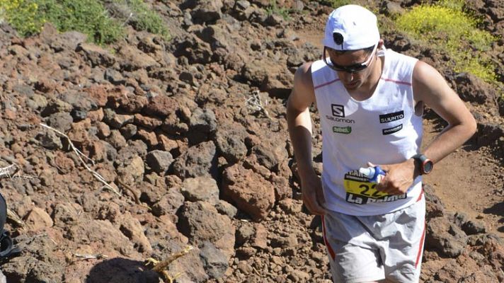 Telediario 1 - Kilian Jornet gana el transvolcánico de La Palma