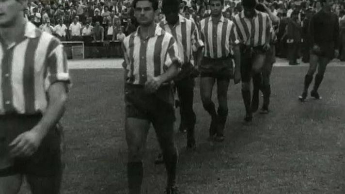 Deportes en el Archivo de RTVE - El Atlético de Madrid gana la Copa de 1961