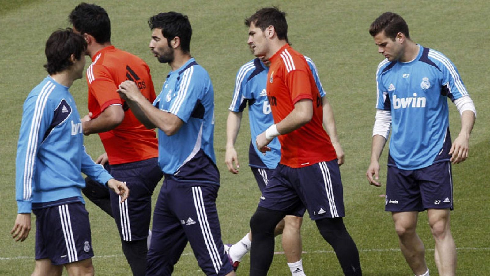 Özil, novedad en el entrenamiento del Real Madrid