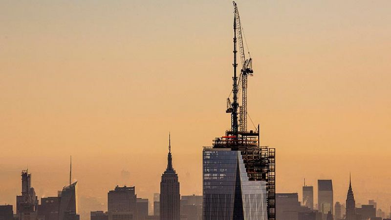 El One World Center de Nueva York ya tiene su antena