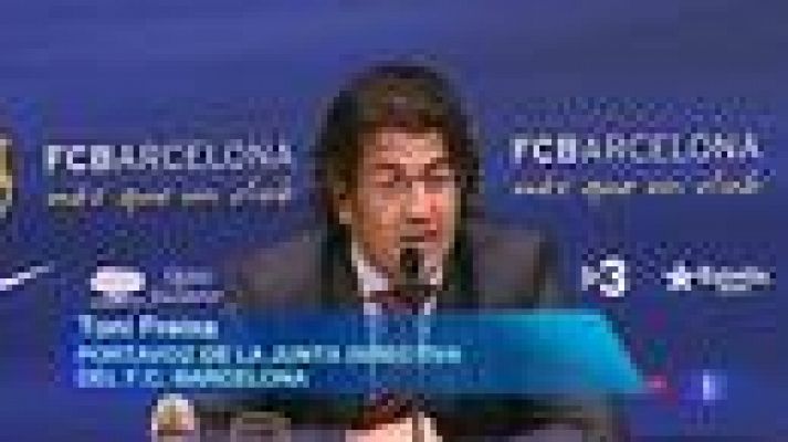 Telediario 1 - El Barça defiende la celebración en la rúa