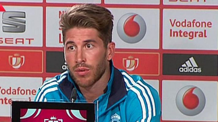 Solo Sergio Ramos contestó las preguntas de los medios en la previa de la final