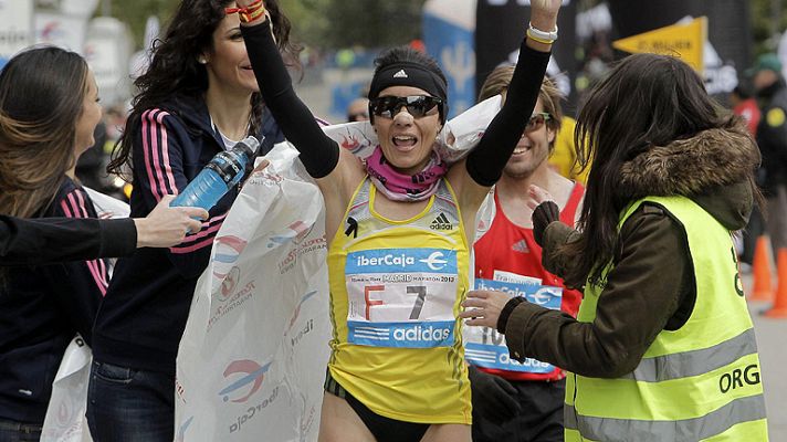 Vanessa Veiga, maratoniana y madre