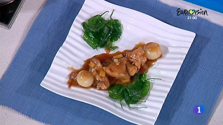 Cocina con Sergio - Pollo a la manzana con mermelada