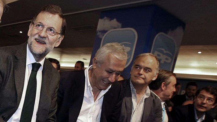 Telediario 1 - Rajoy promete una distribución "ordenada" del déficit entre todas las Administraciones Públicas