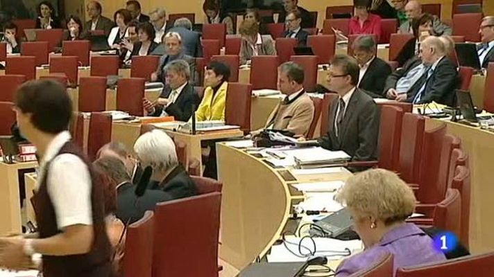 Telediario 1 - 'Enchufismo' Parlamento de Baviera