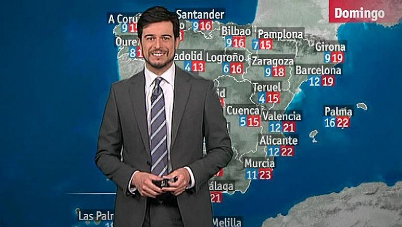 Ambiente frío en muchas regiones de España