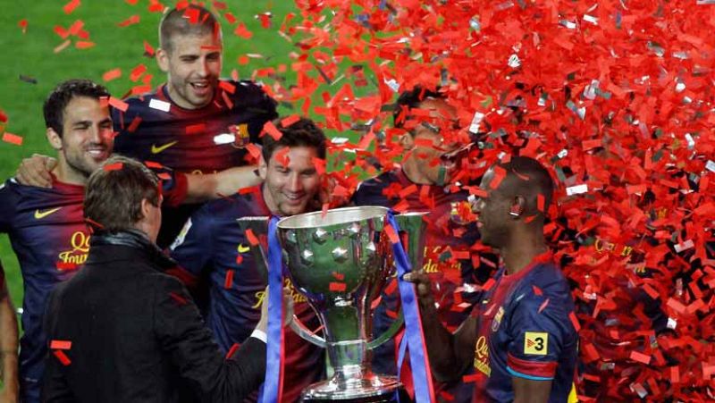 Y en Barcelona todo el mundo coincide que esta Liga -la vigesimosegunda que gana el club- está especialmente dedicada a dos personas.