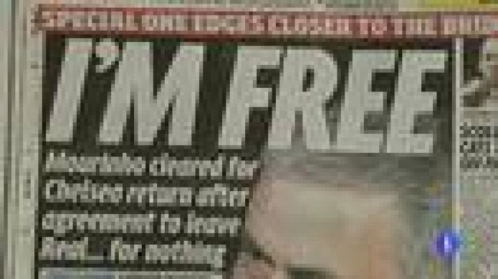 Telediario 1 - La marcha de Mourinho copa las portadas en España e Inglaterra